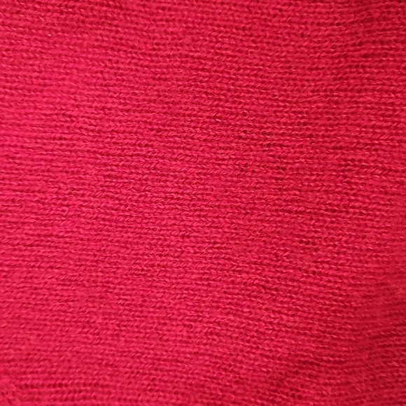 💕360 CASHMERE💕 Jessa Boatneck Cardigan ~ Dark Pink 100% Cashmere Large L NWT - Picture 7 of 12